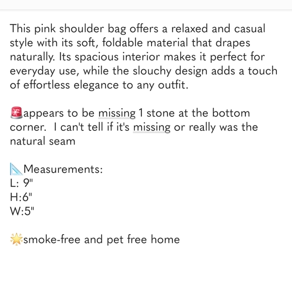 Pink Blingy Shoulder Bag with Soft Slouchy Design - Picture 10 of 11